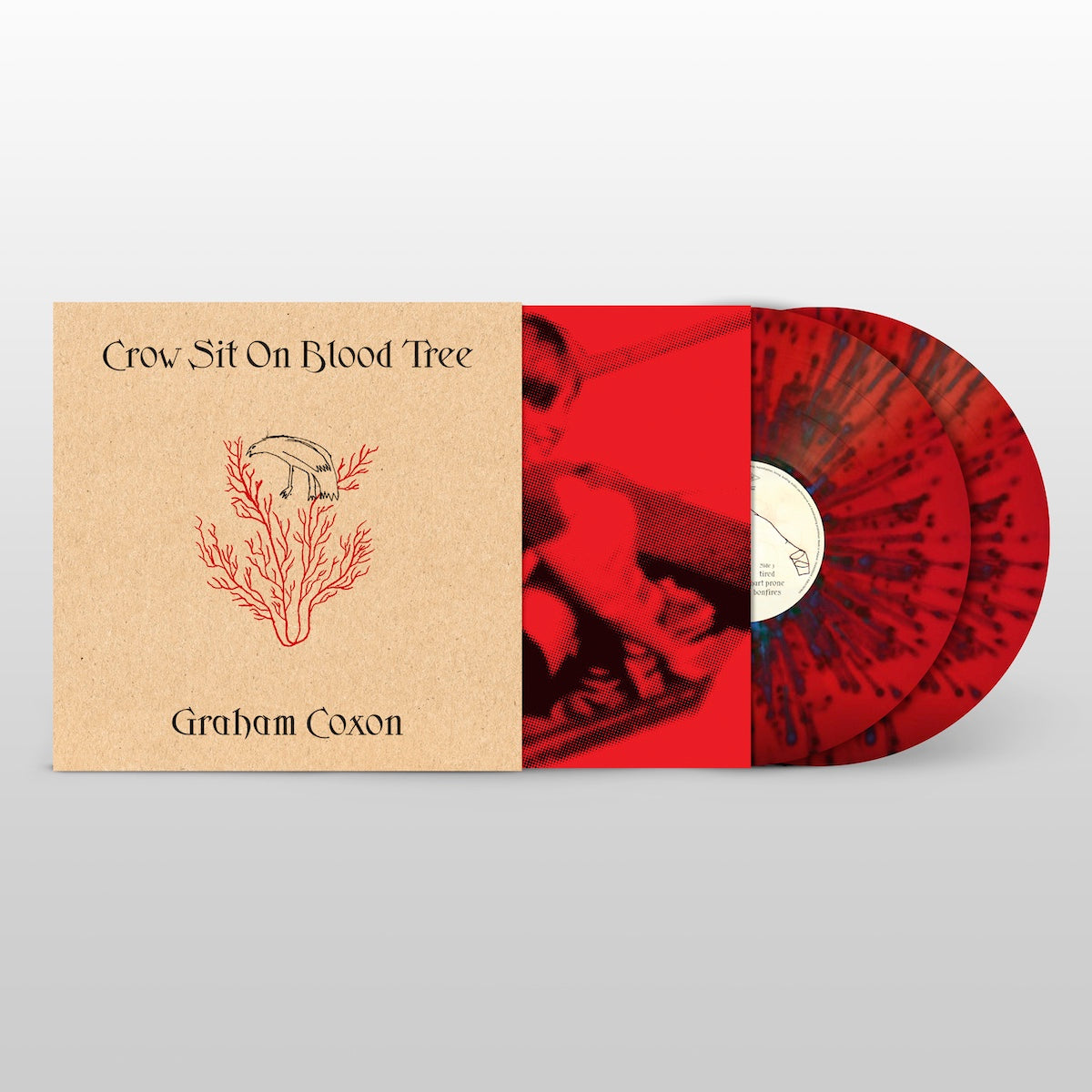 GRAHAM COXON - CROW SIT ON BLOOD TREE (Red + Black Splatter Vinyl)(Out 11/9)