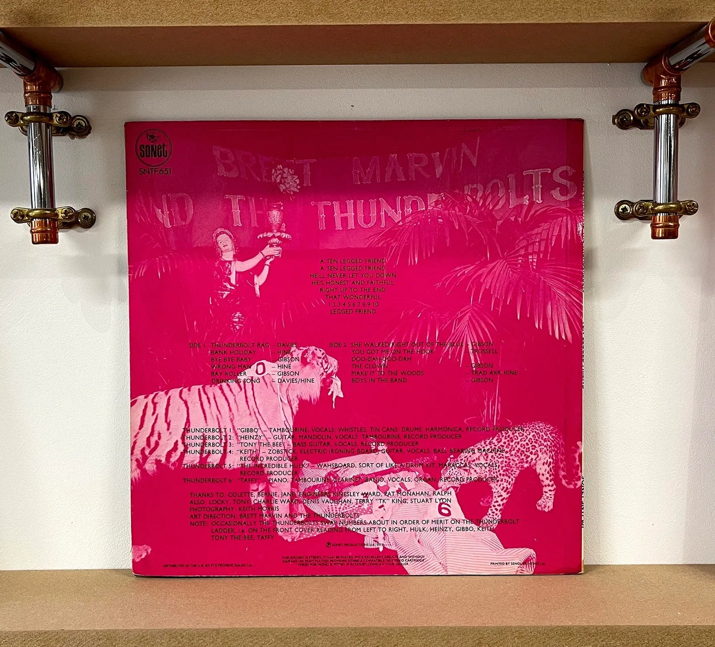 Brett Marvin And The Thunderbolts – Ten Legged Friend