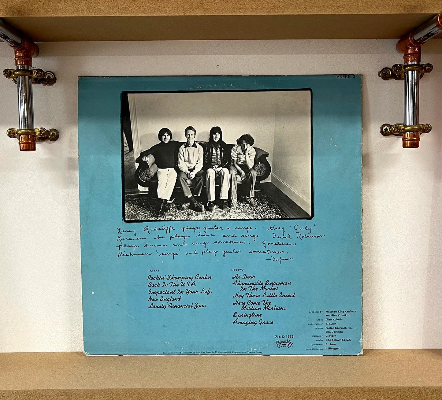 Jonathan Richman & The Modern Lovers – Jonathan Richman & The Modern Lovers