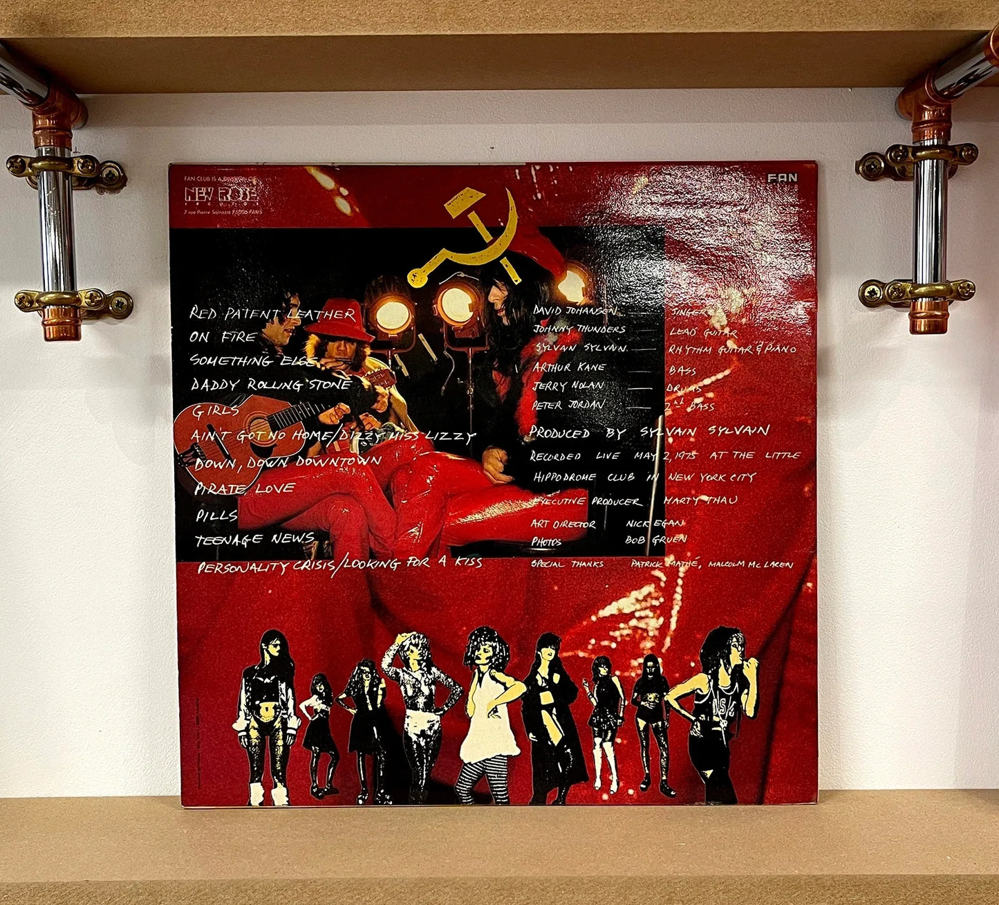 New York Dolls – Live In NYC - 1975 (Red Patent Leather)