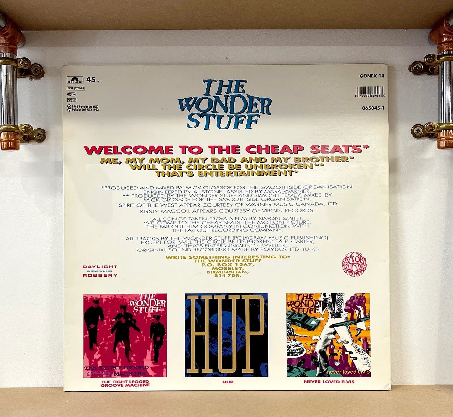 The Wonder Stuff – Welcome To The Cheap Seats The Original Soundtrack E.P.