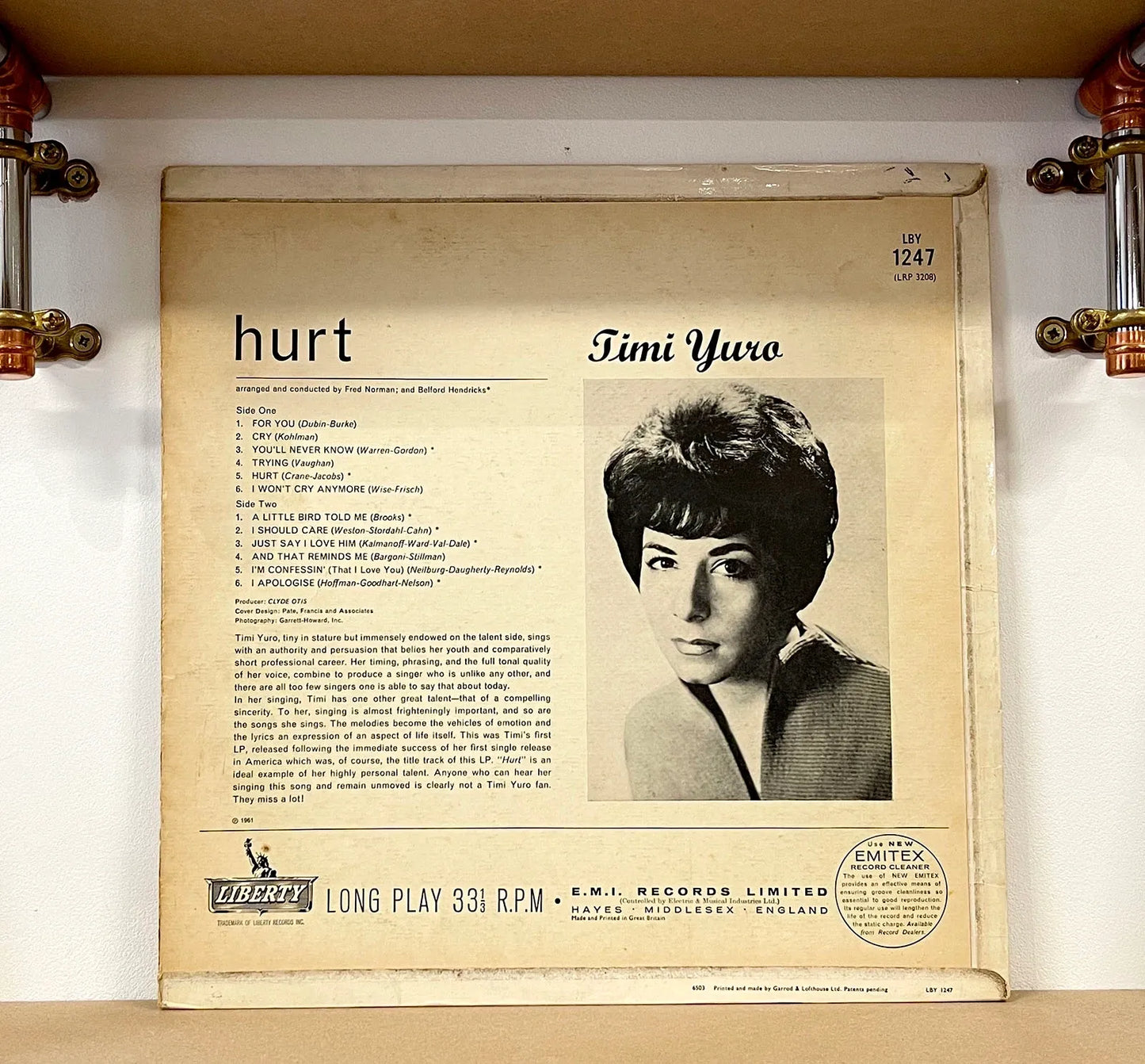 Timi Yuro – Hurt!!!!!!!