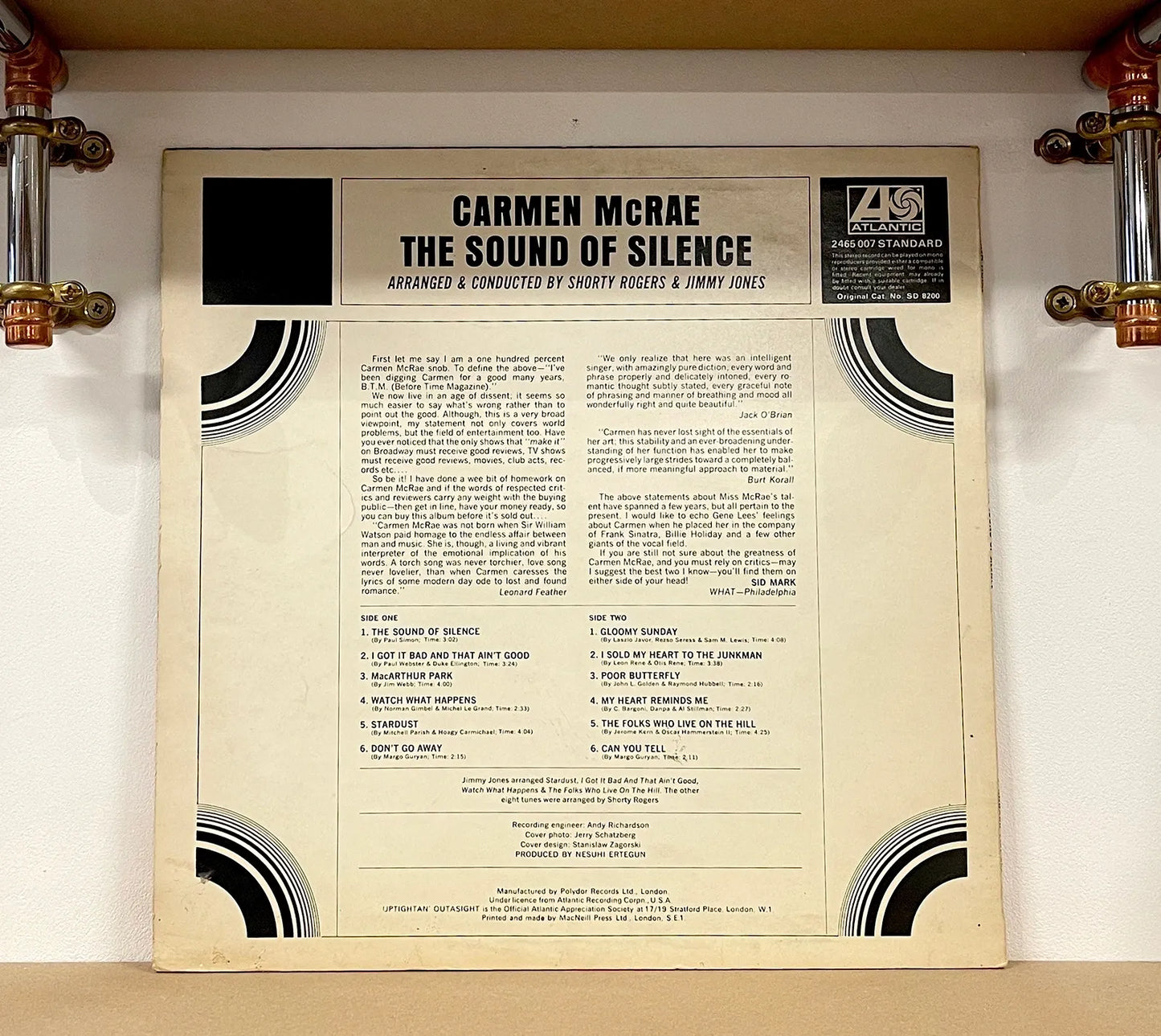 Carmen McRae – The Sound Of Silence