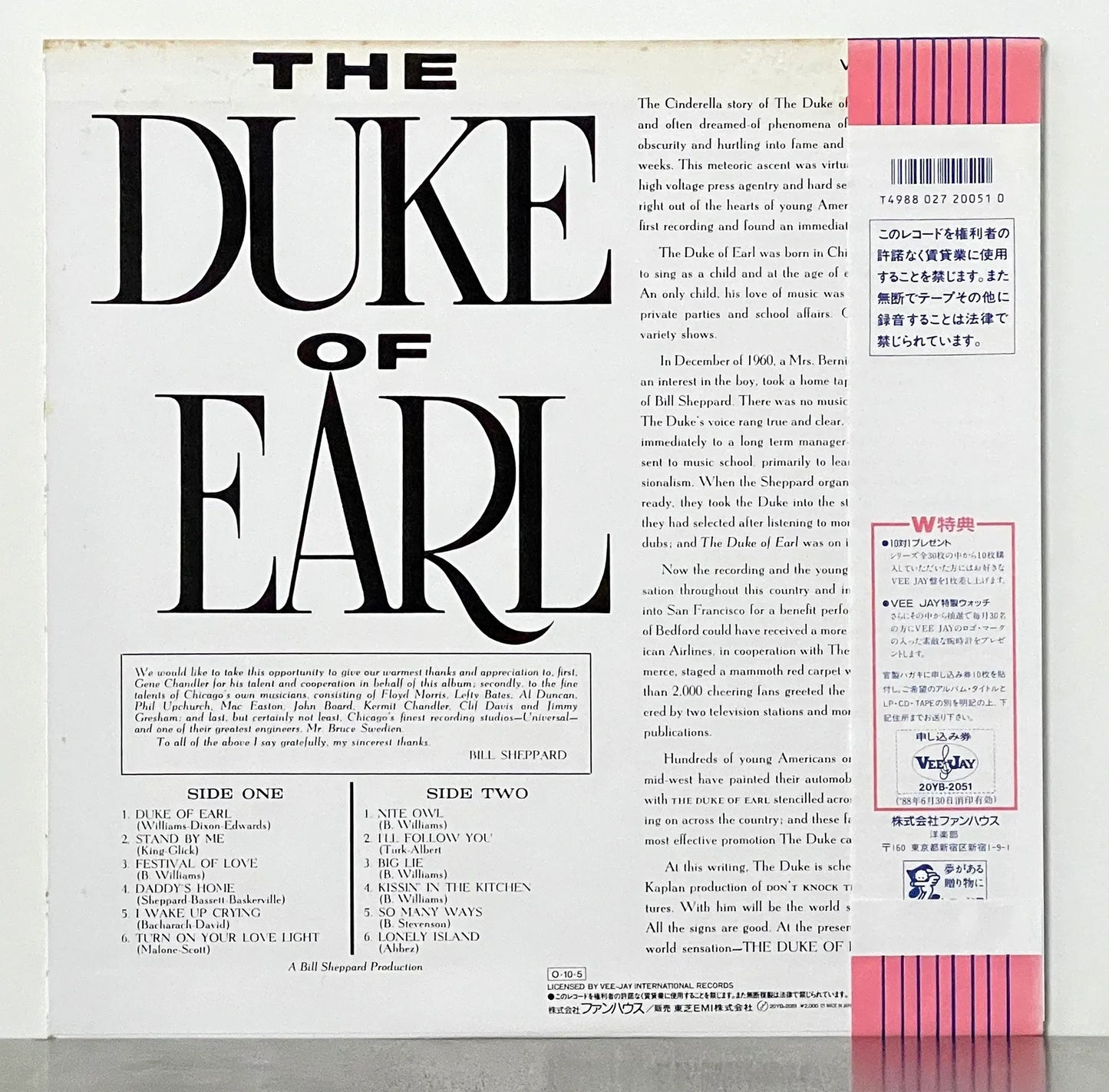 Gene Chandler – The Duke Of Earl