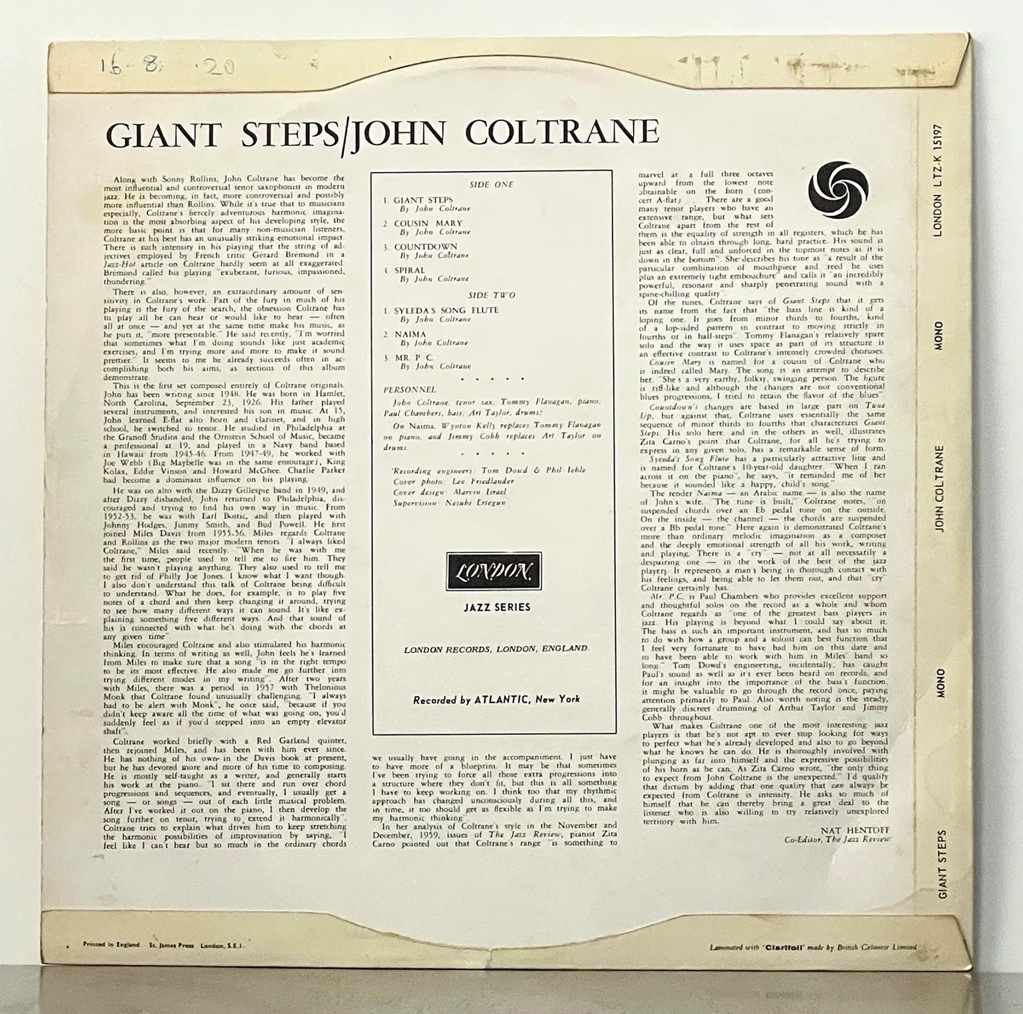 John Coltrane – Giant Steps