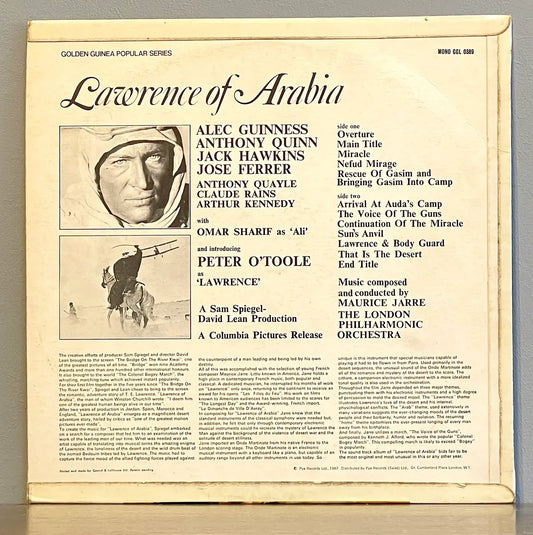 Maurice Jarre, The London Philharmonic Orchestra – Lawrence Of Arabia—Original Soundtrack Recording