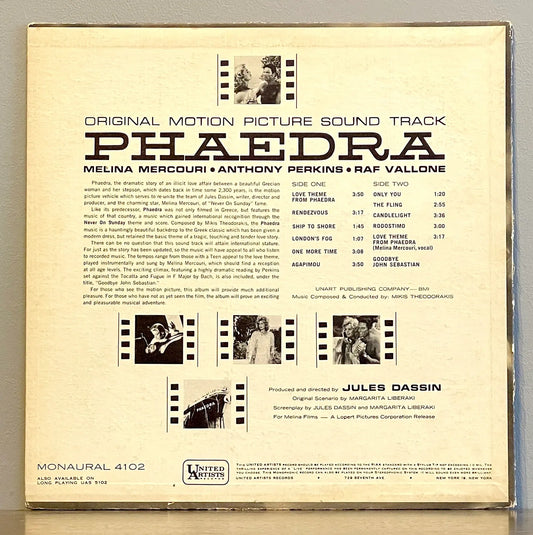 Mikis Theodorakis – Original Motion Picture Soundtrack - Phaedra