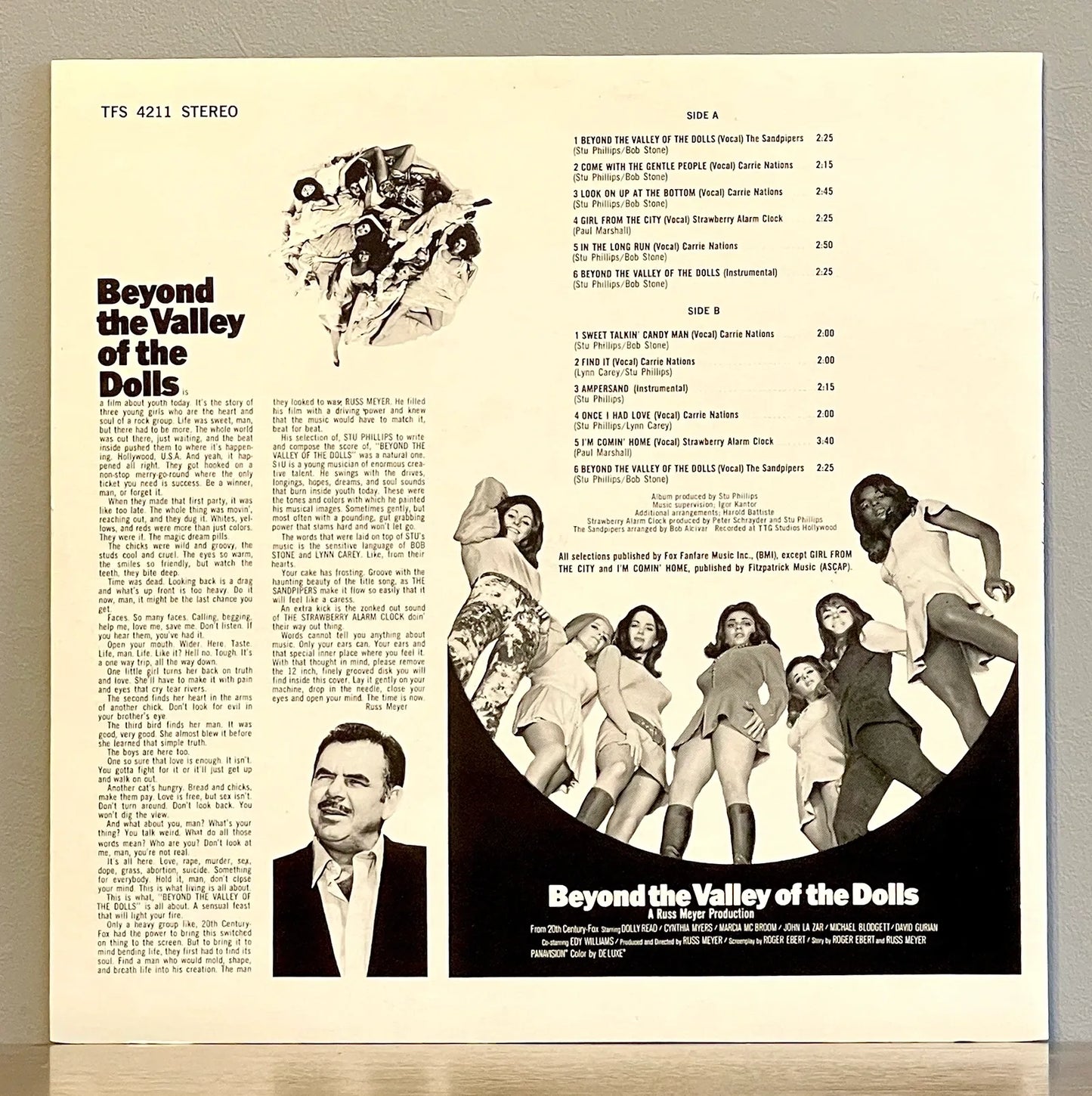 Various – Beyond The Valley Of The Dolls - Original Soundtrack Album