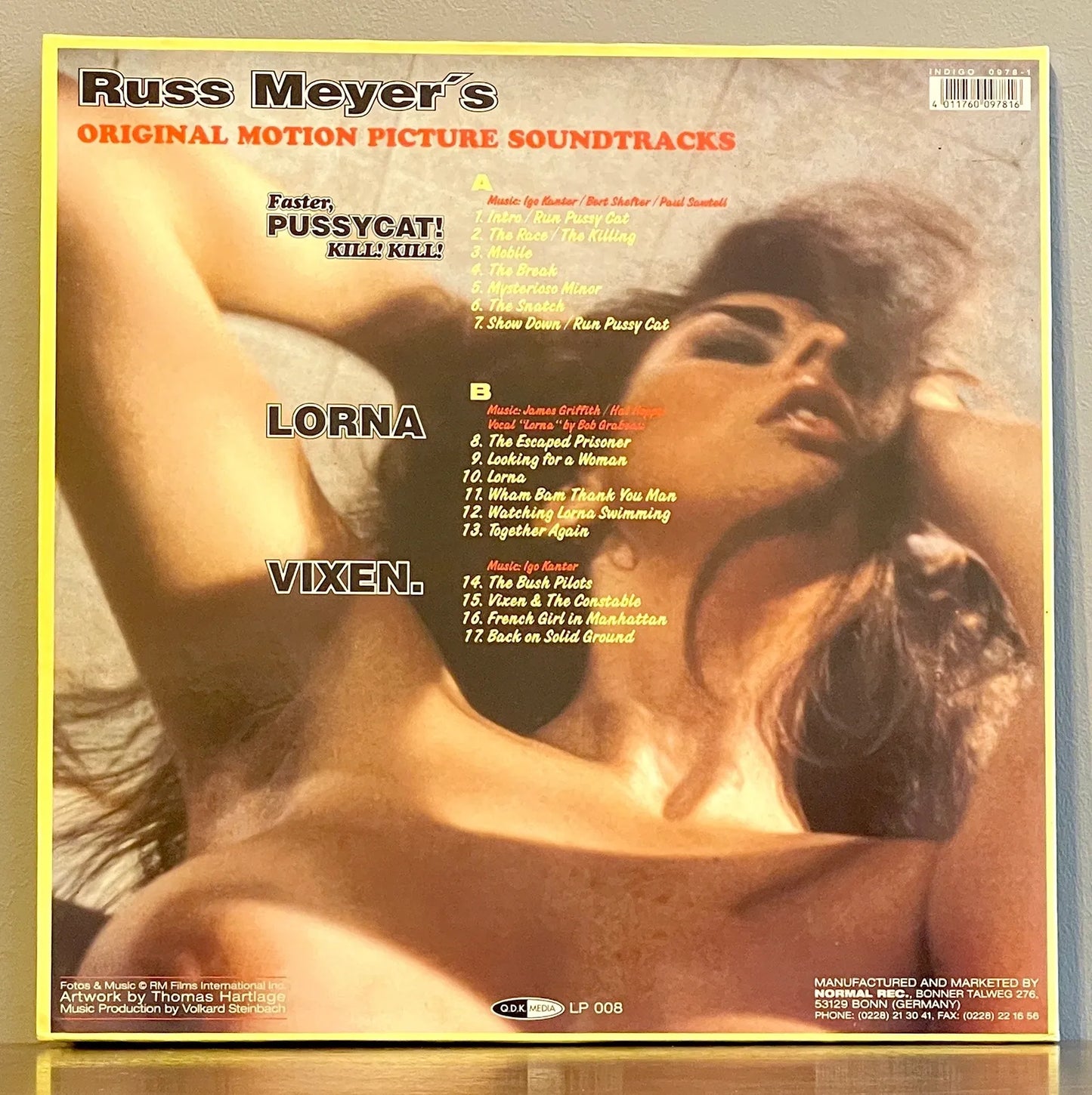 Various – Russ Meyer's Lorna / Vixen. / Faster, Pussycat! Kill! Kill! (Original Motion Picture Soundtracks)