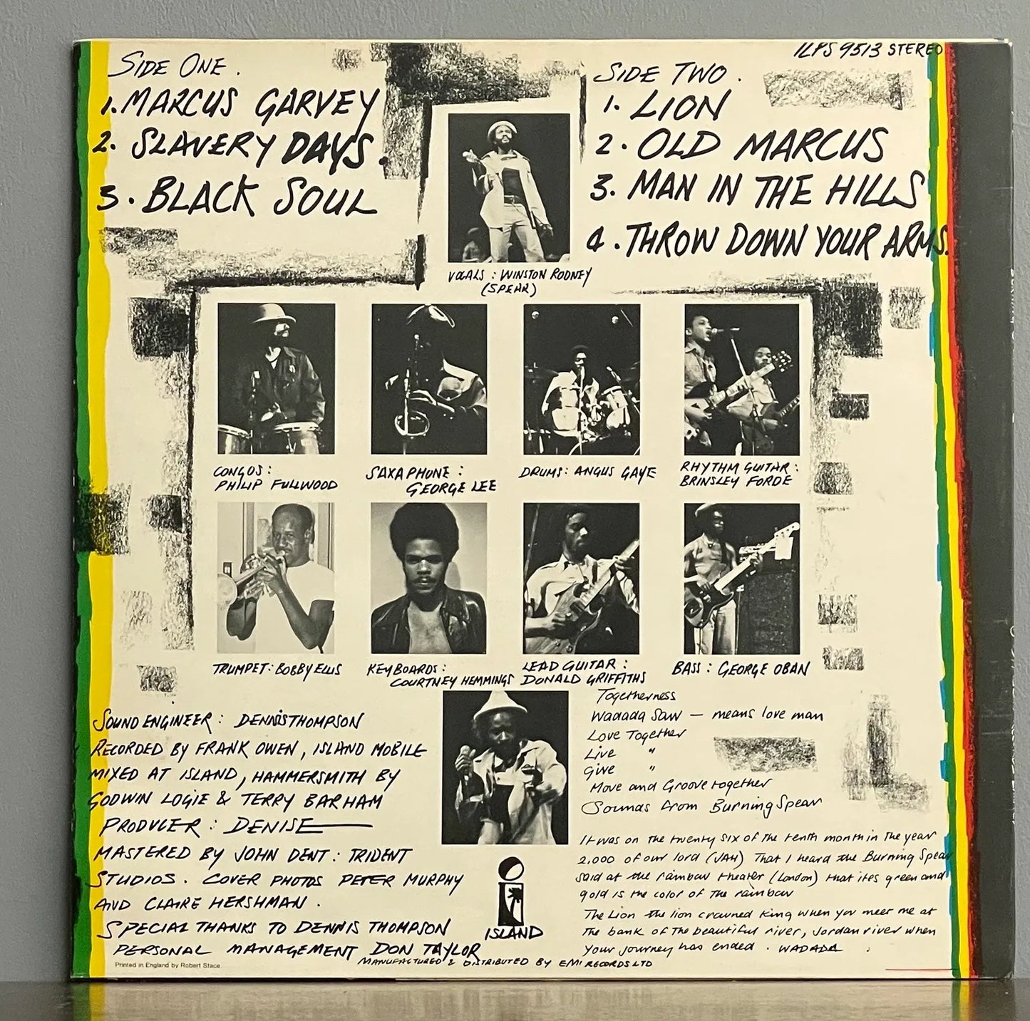 Burning Spear – Live