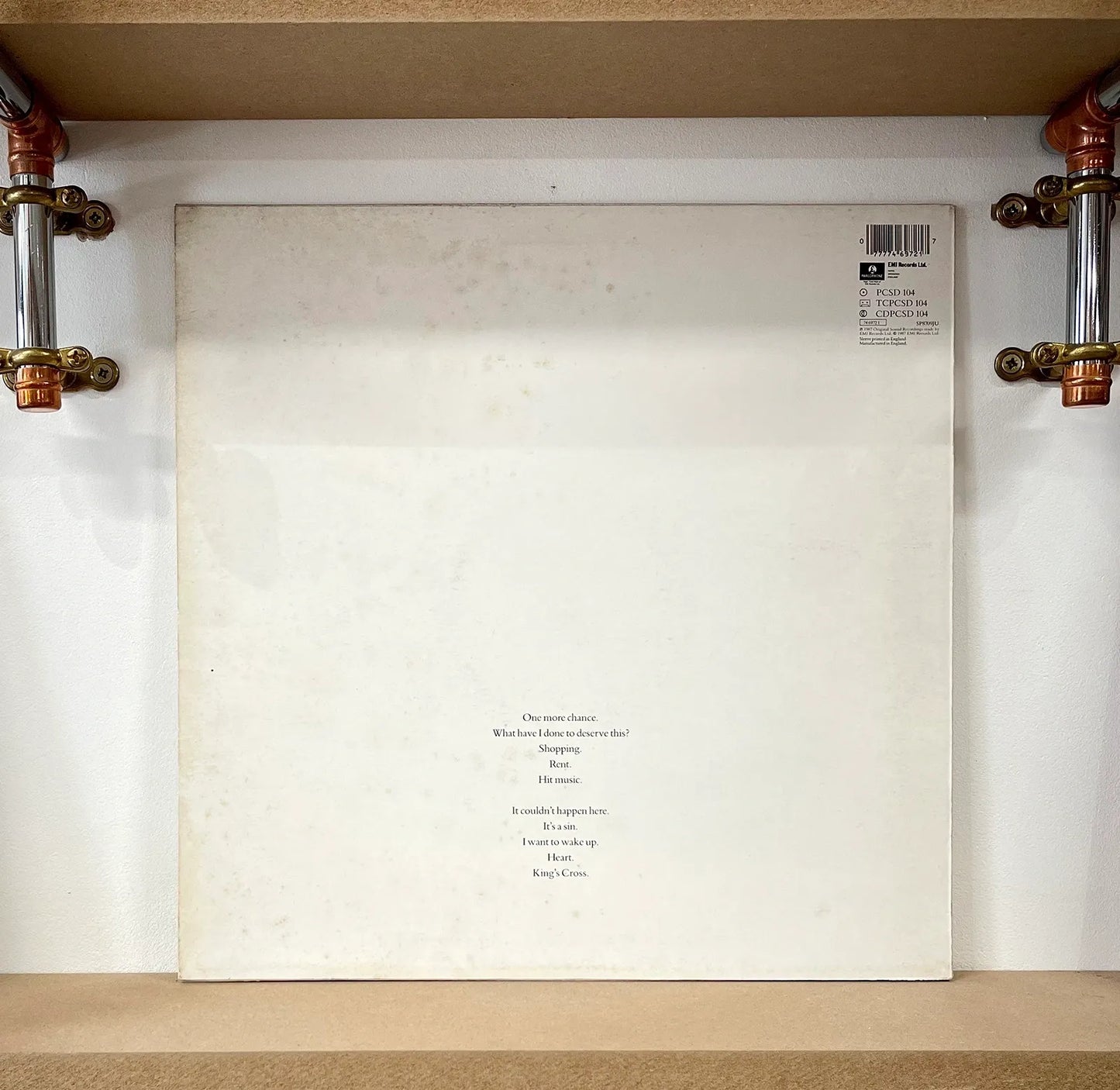 Pet Shop Boys – Actually