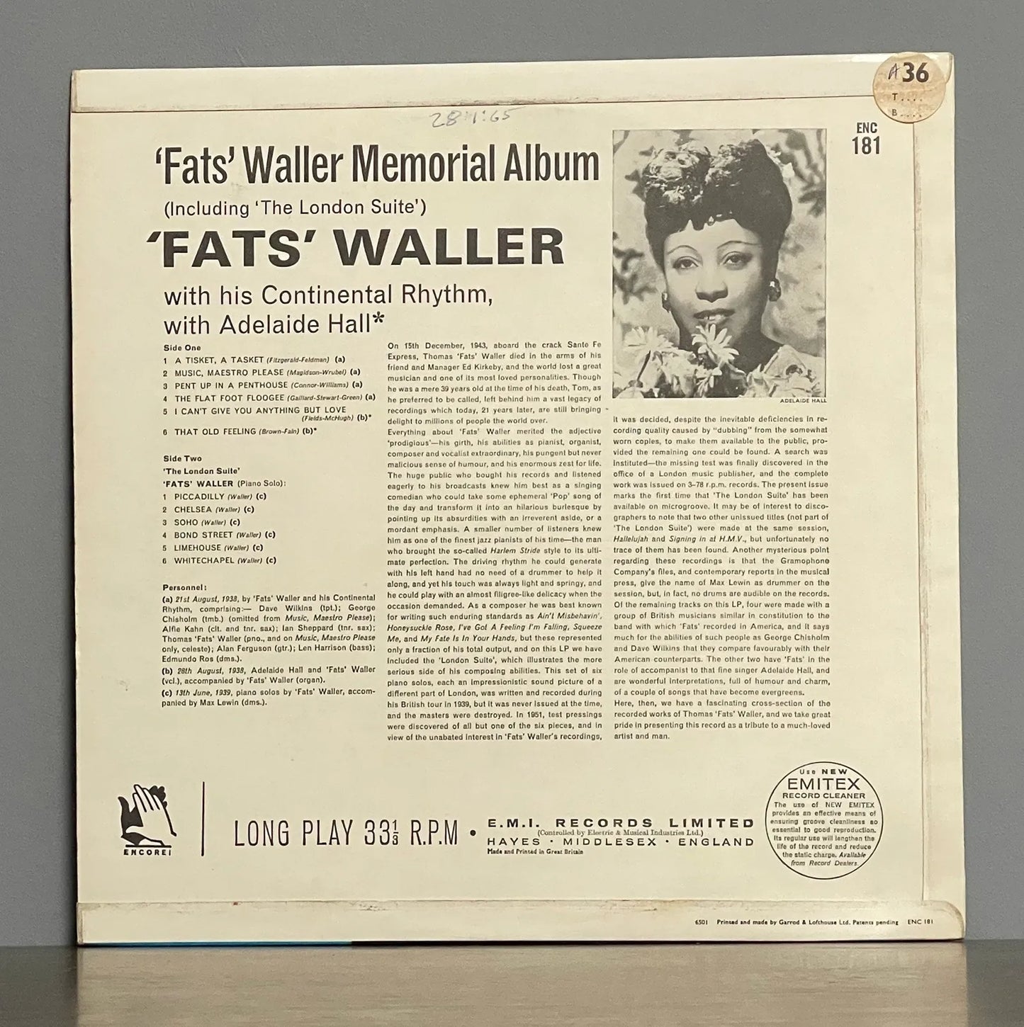 Fats Waller – Fats Waller Memorial Album