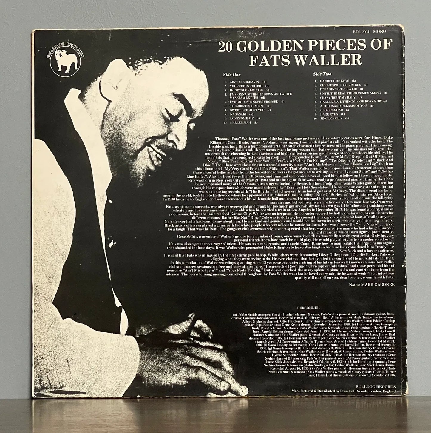 Fats Waller – 20 Golden Pieces Of Fats Waller