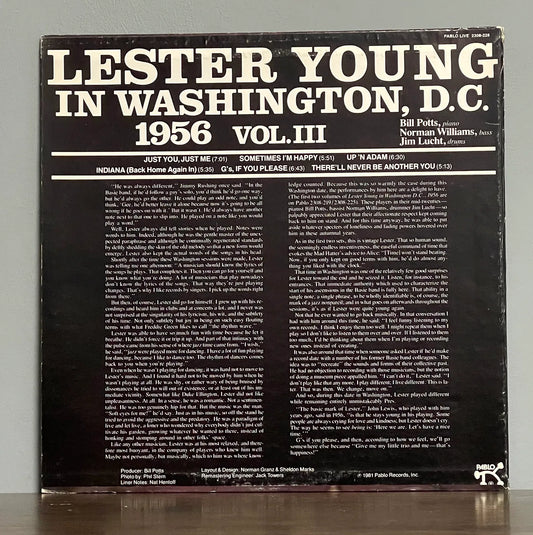 Lester Young – "Pres" Vol. III