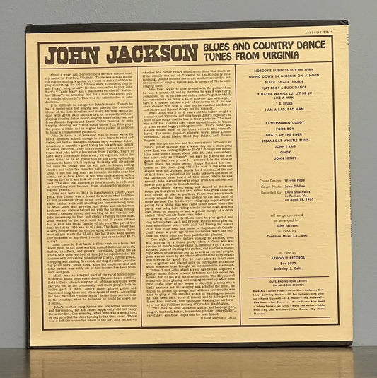 John Jackson – Blues And Country Dance Tunes From Virginia
