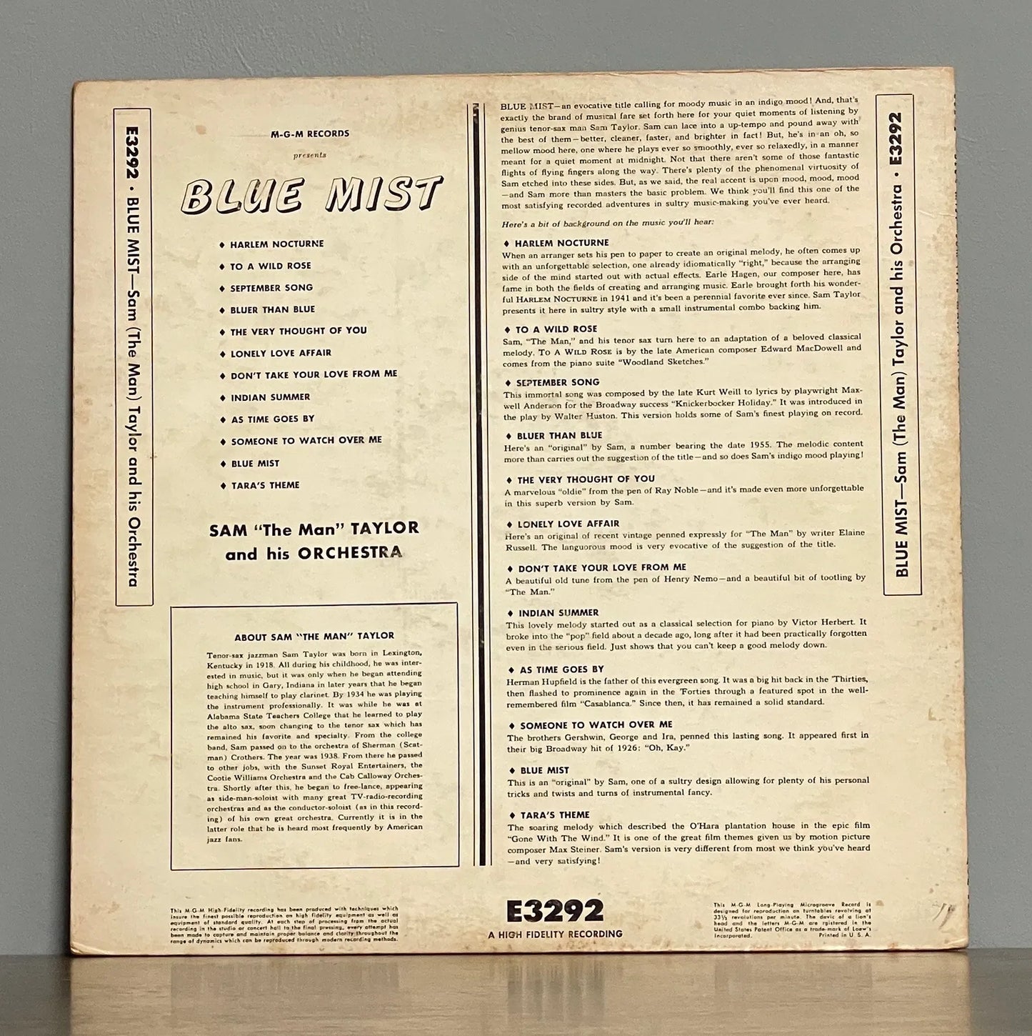 Sam Taylor – Blue Mist