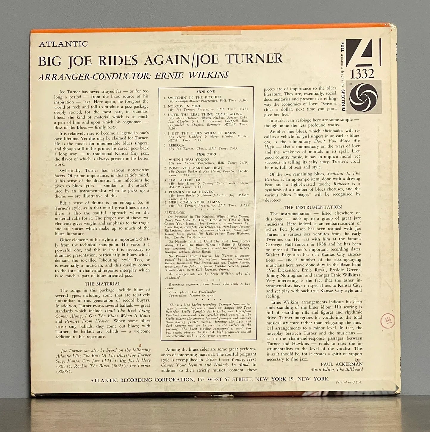 Joe Turner – Big Joe Rides Again