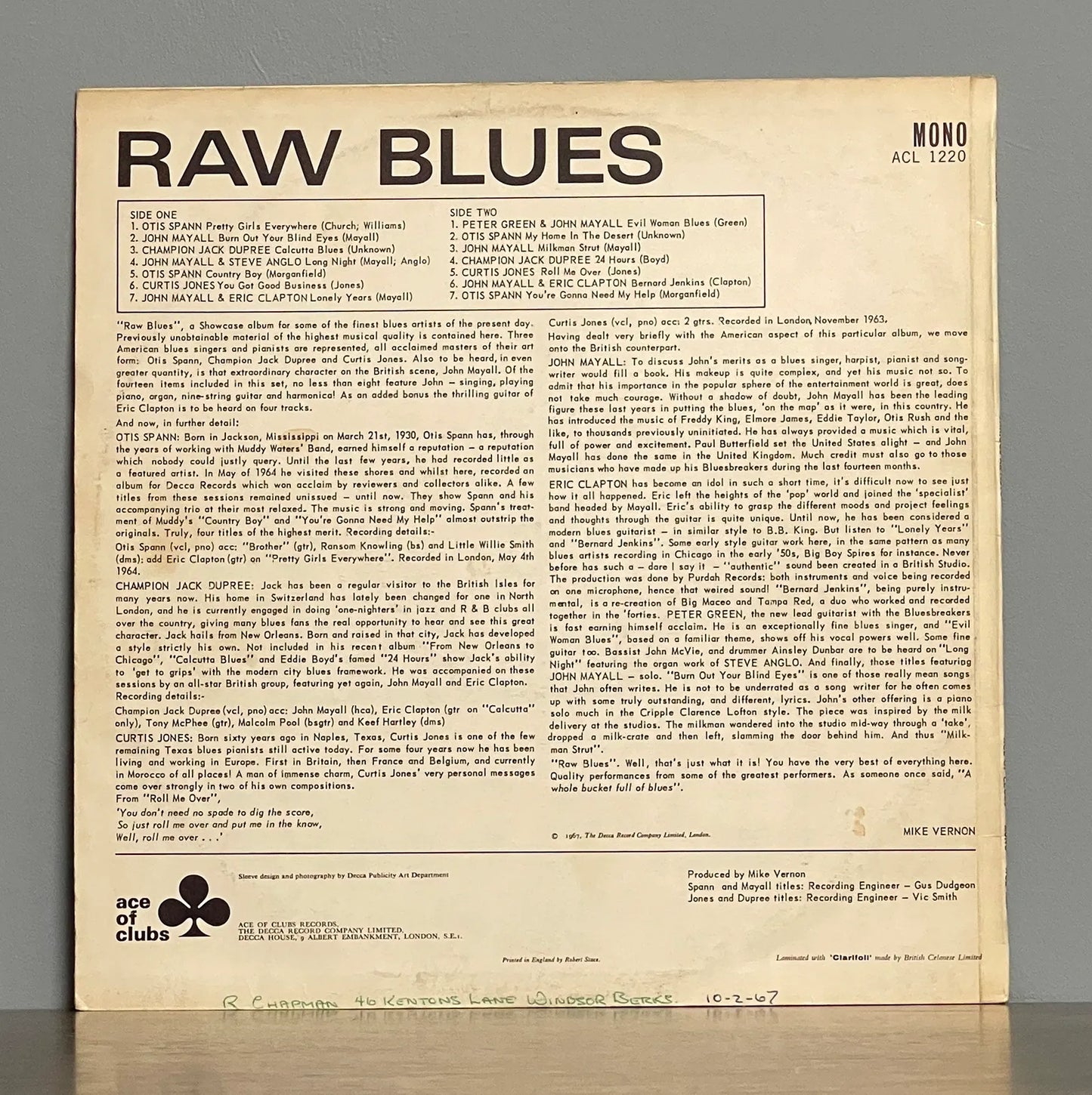 Various – Raw Blues