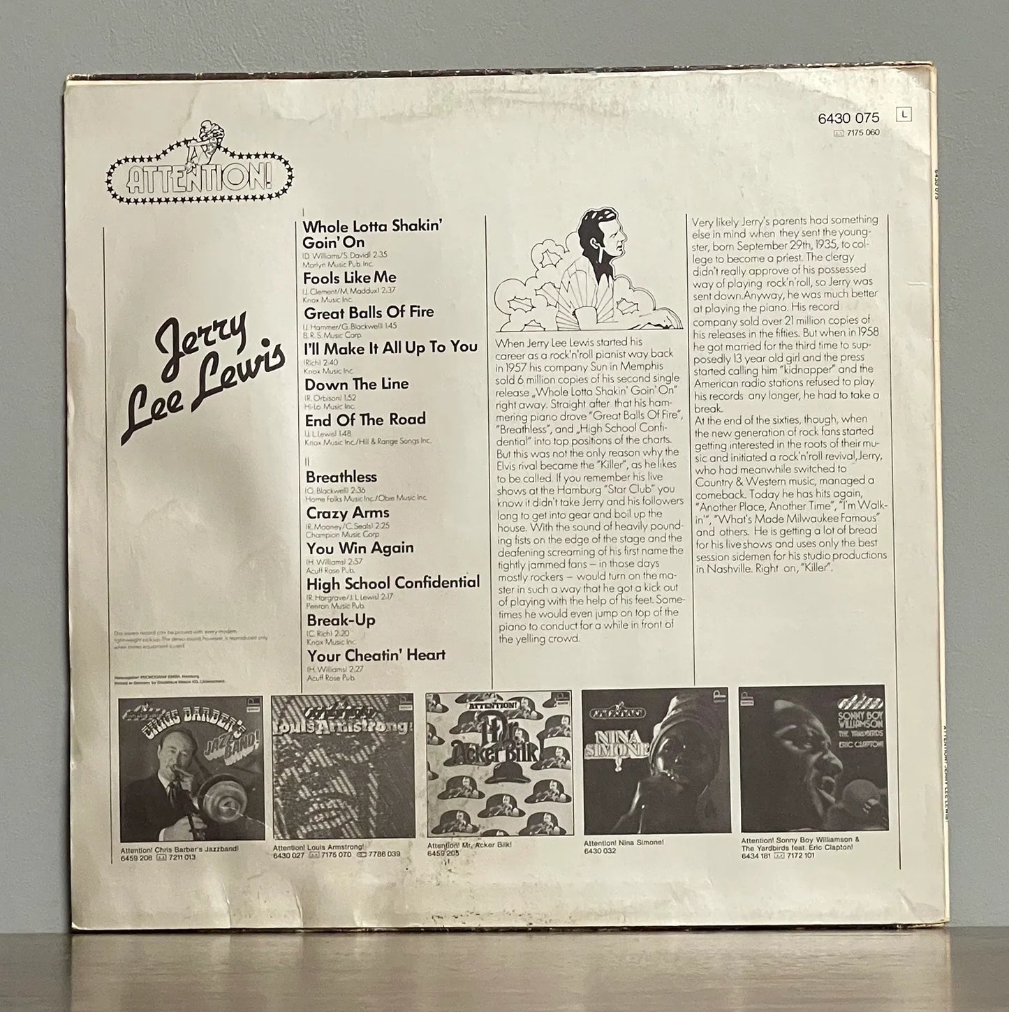 Jerry Lee Lewis – Attention! Jerry Lee Lewis