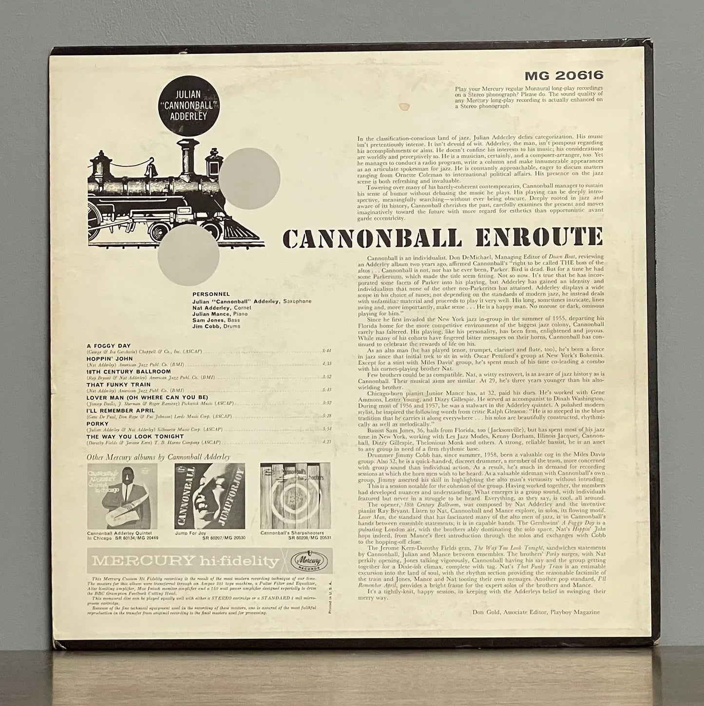 Julian "Cannonball" Adderley – Cannonball Enroute
