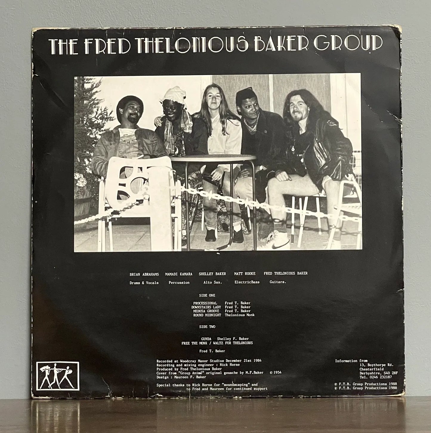 The Fred Thelonious Baker Group – The Fred Thelonious Baker Group