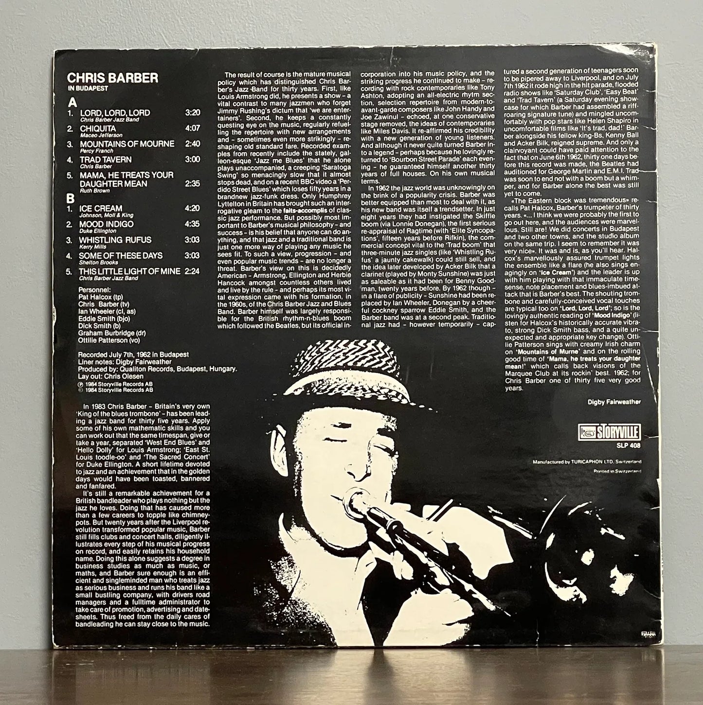 Chris Barber's Jazz Band – Chris Barber In Budapest