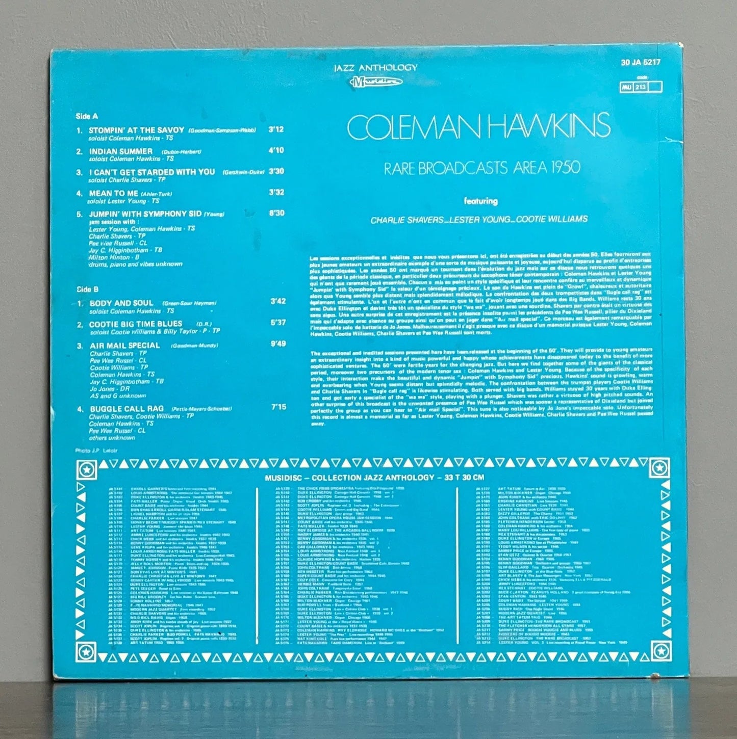 Coleman Hawkins – Rare Broadcasts Area 1950