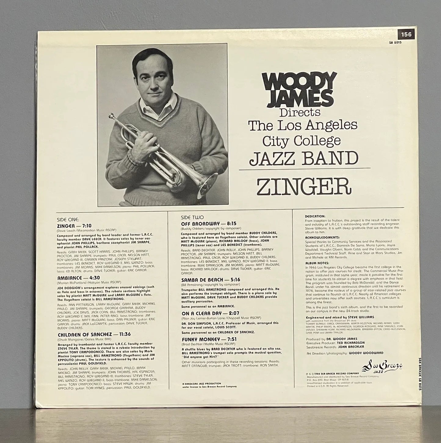 Los Angeles City College Jazz Band, Dr. Woody James – Zinger