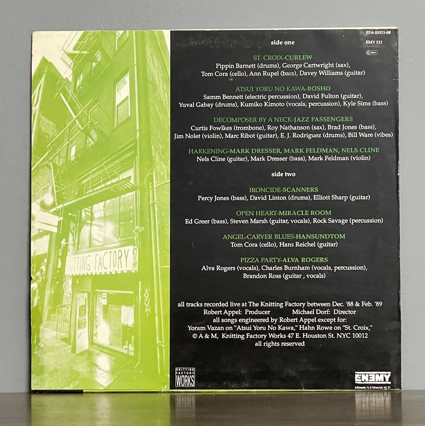Various – Live At The Knitting Factory · Volume One