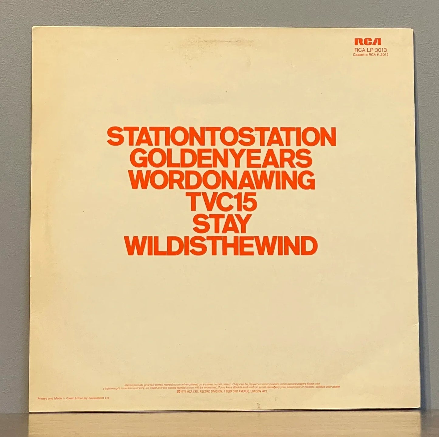 David Bowie – Station To Station