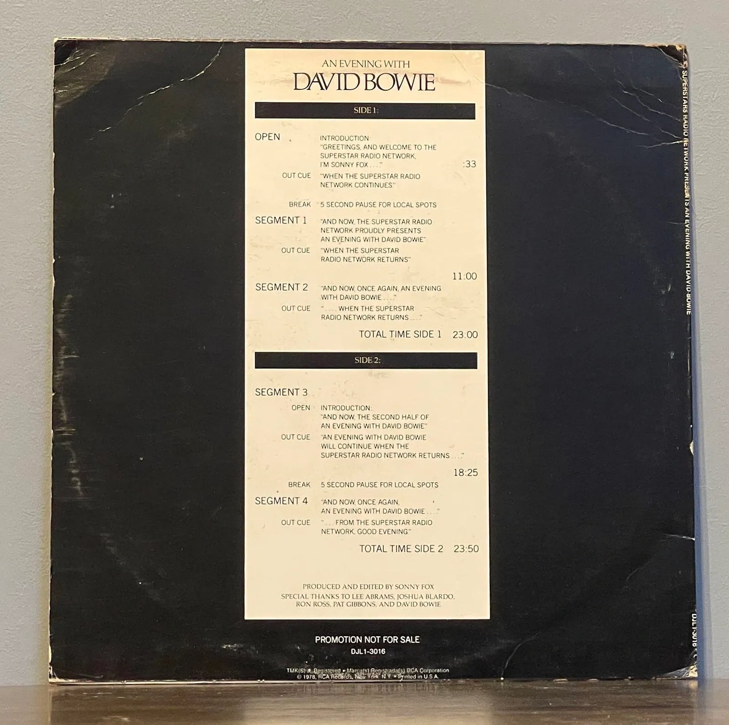 David Bowie – An Evening With David Bowie