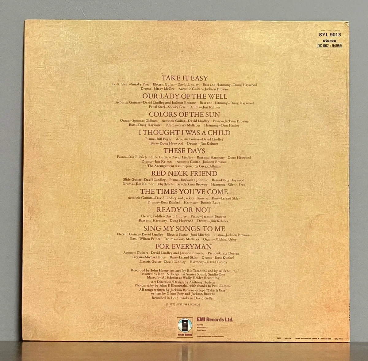 Jackson Browne – For Everyman
