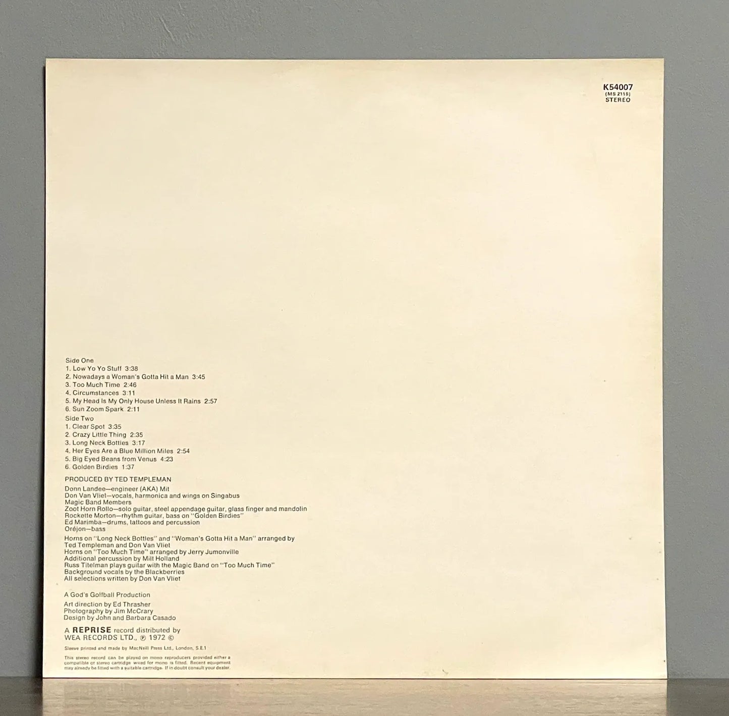 Captain Beefheart And The Magic Band – Clear Spot