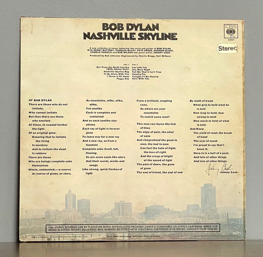 Bob Dylan – Nashville Skyline