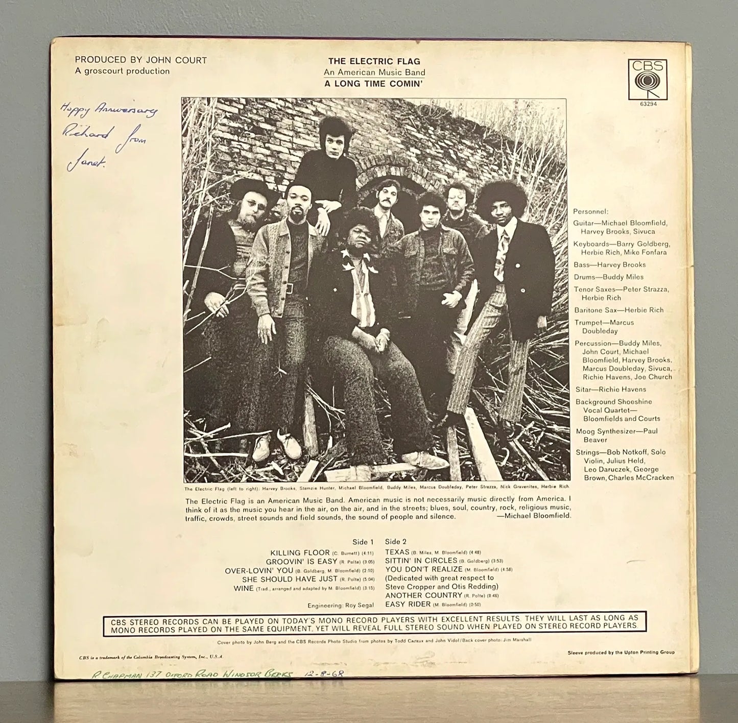The Electric Flag – A Long Time Comin'