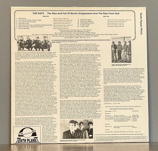 The Rats – The Rise And Fall Of Bernie Gripplestone And The Rats From Hull
