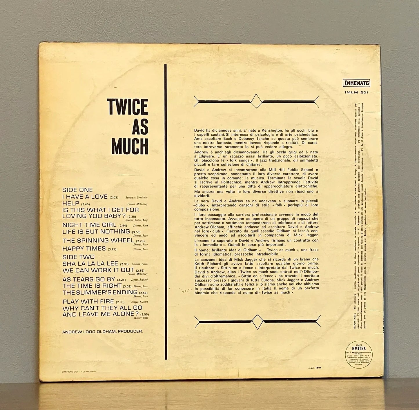 Twice As Much – Twice As Much