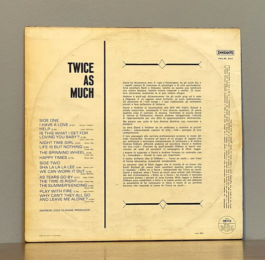 Twice As Much – Twice As Much