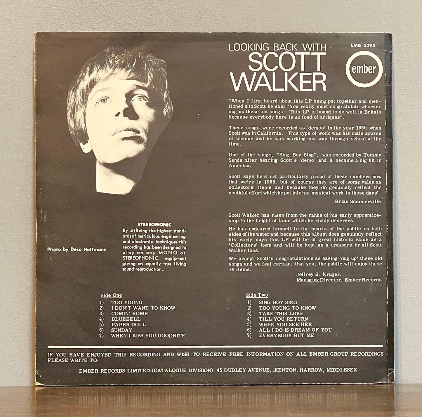 Scott Walker – Looking Back With Scott Walker