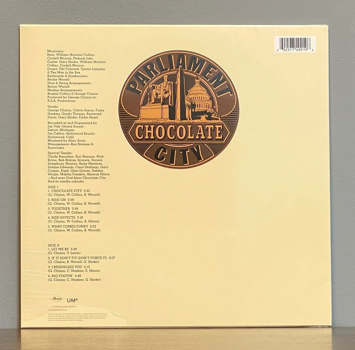 Parliament – Chocolate City