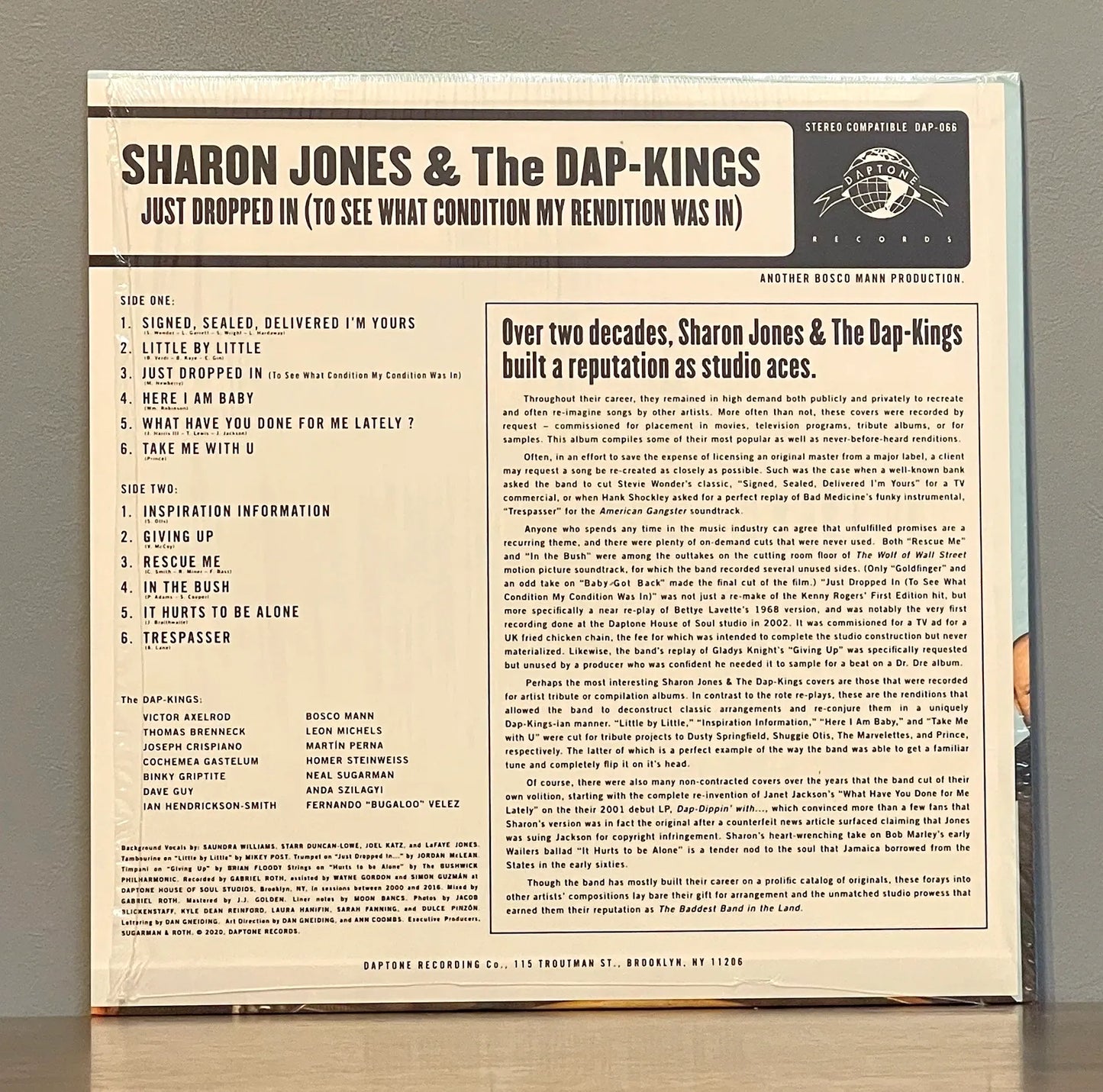Sharon Jones & The Dap-Kings – Just Dropped In (To See What Condition My Rendition Was In)