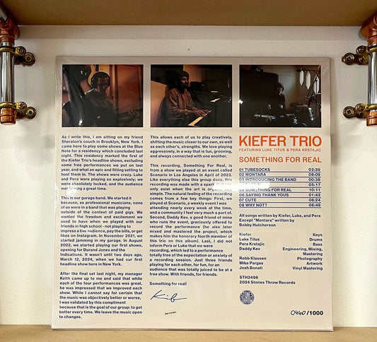 Kiefer Trio – Something For Real