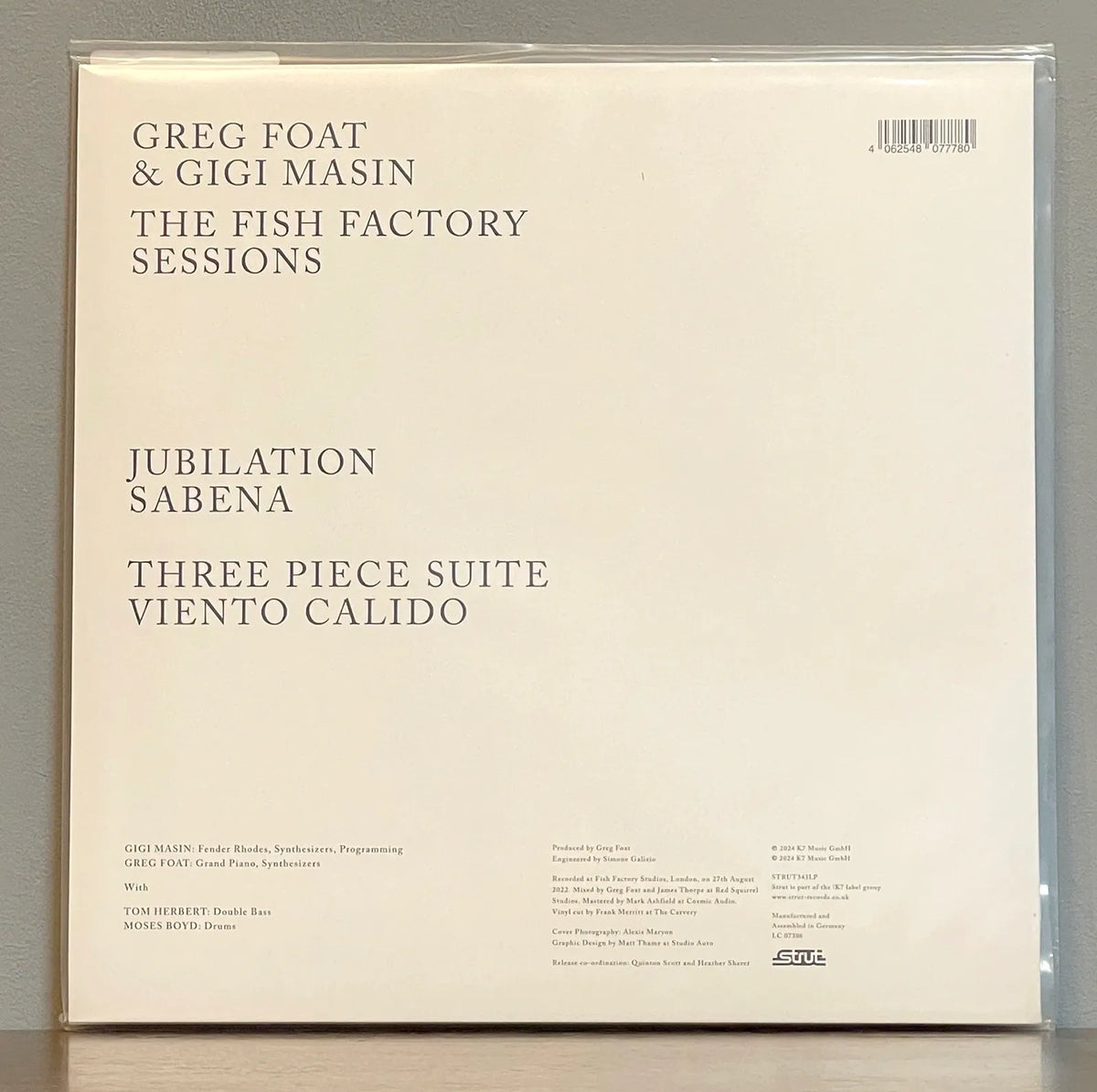 Greg Foat & Gigi Masin – The Fish Factory Sessions