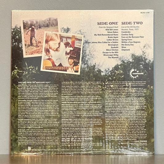 Bob Frank – Broke Again - The Unreleased Recordings