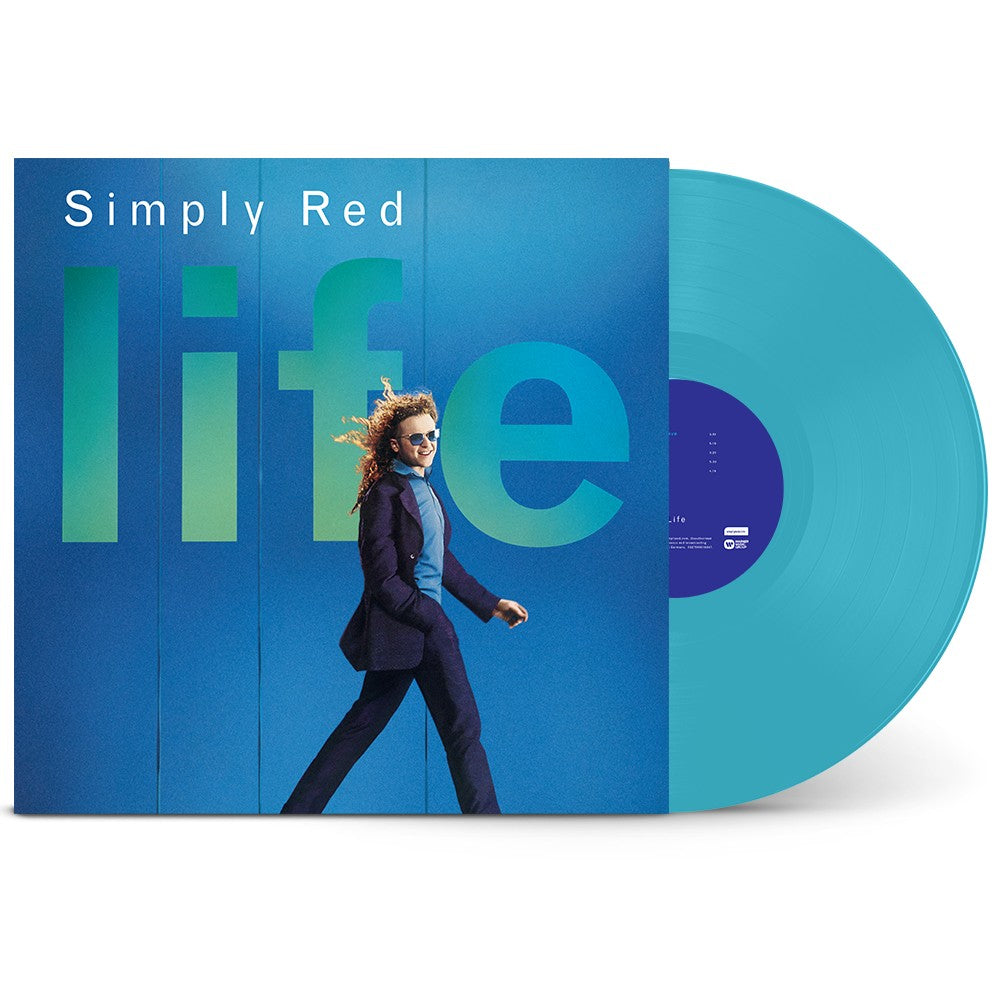 Simply Red - Life Curaçao Blue EcoRecord Vinyl LP
