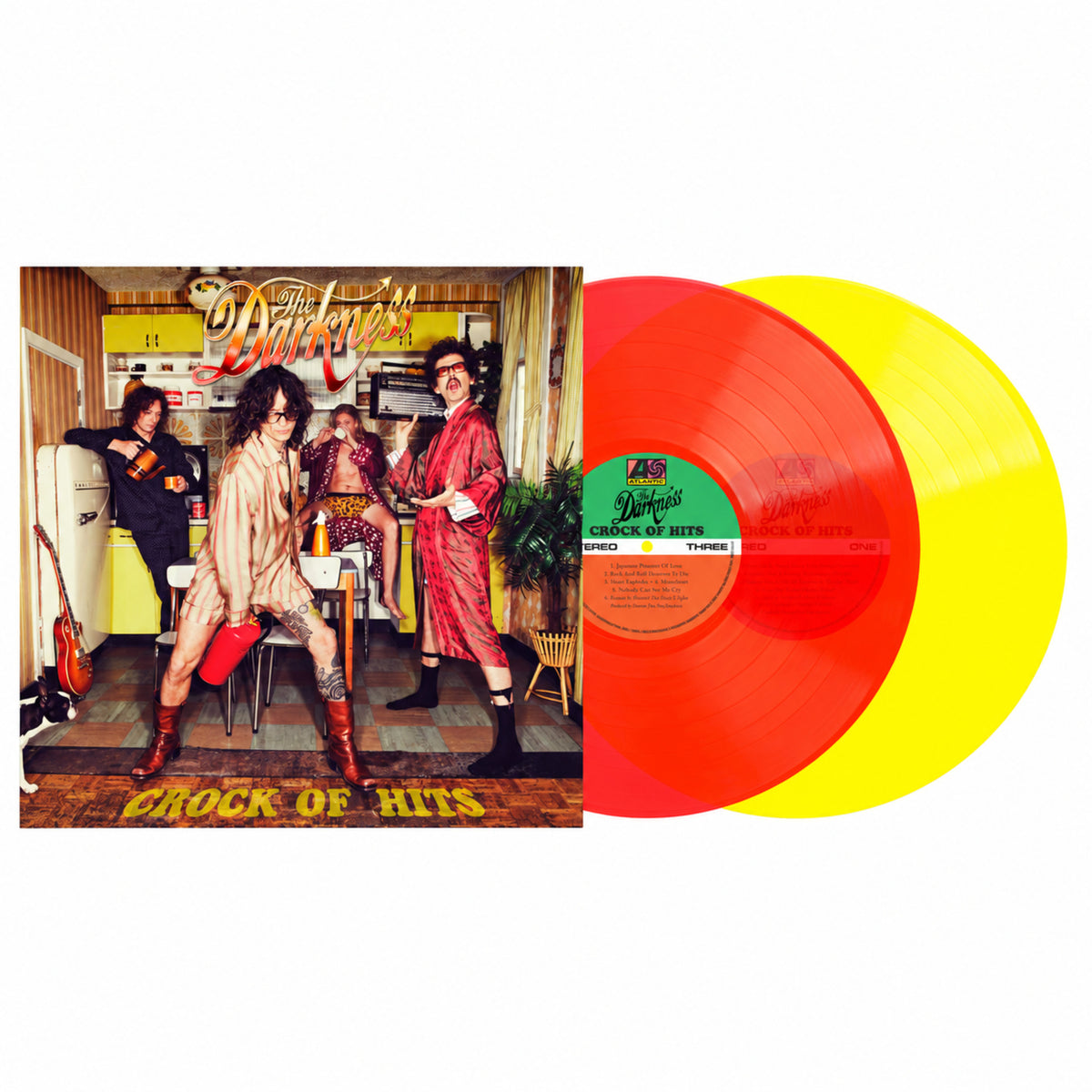 The Darkness - Crock Of Hits (2LP Red & Yellow Ltd. Ed. 140g vinyl)(out 27/11)