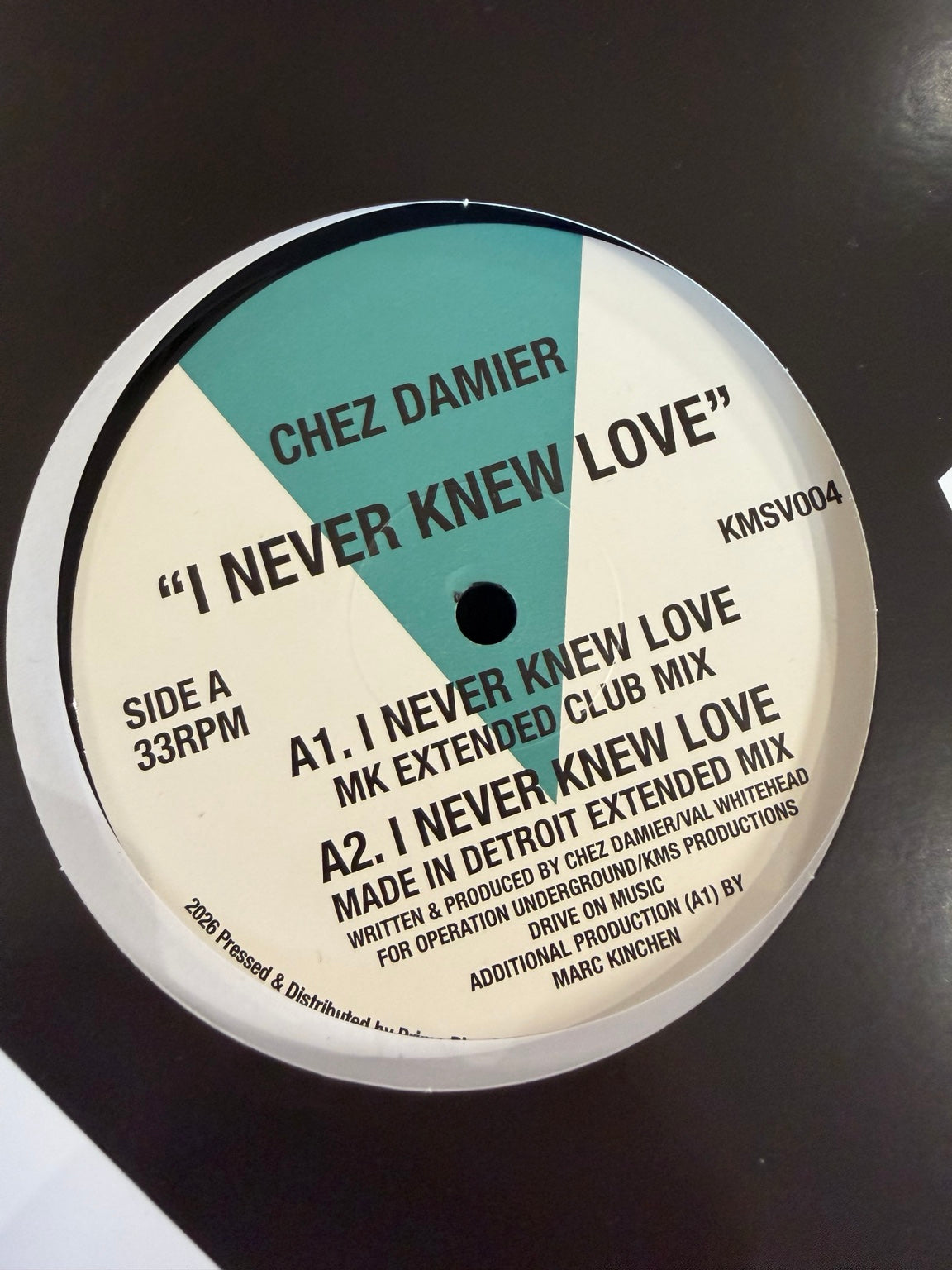Chez Damier – I Never Knew Love KMSV004