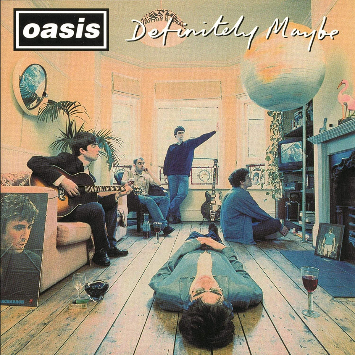 Oasis – Definitely Maybe – Black vinyl artwork