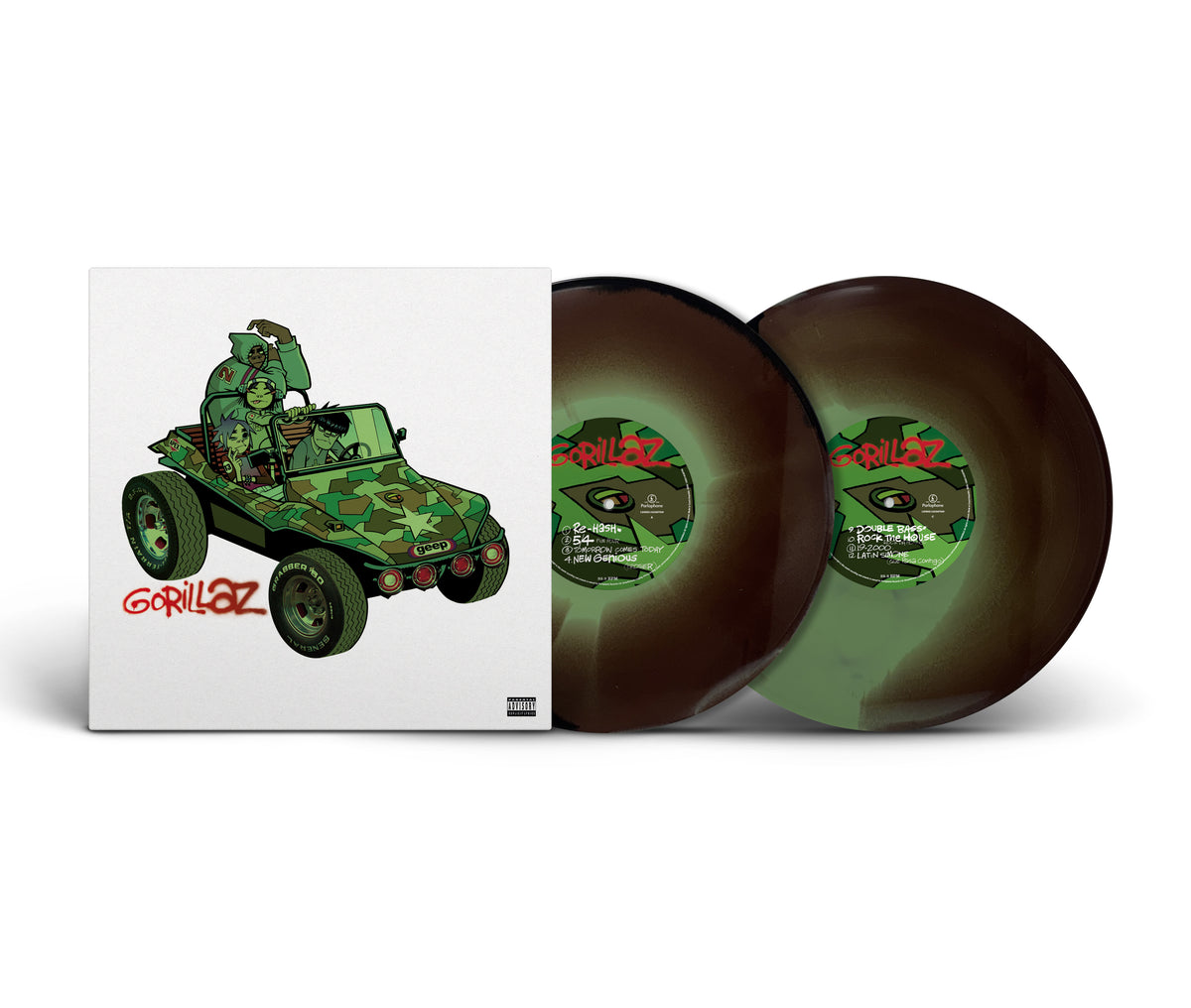 Limited Camouflage Green, Brown & Black Vinyl 2LP