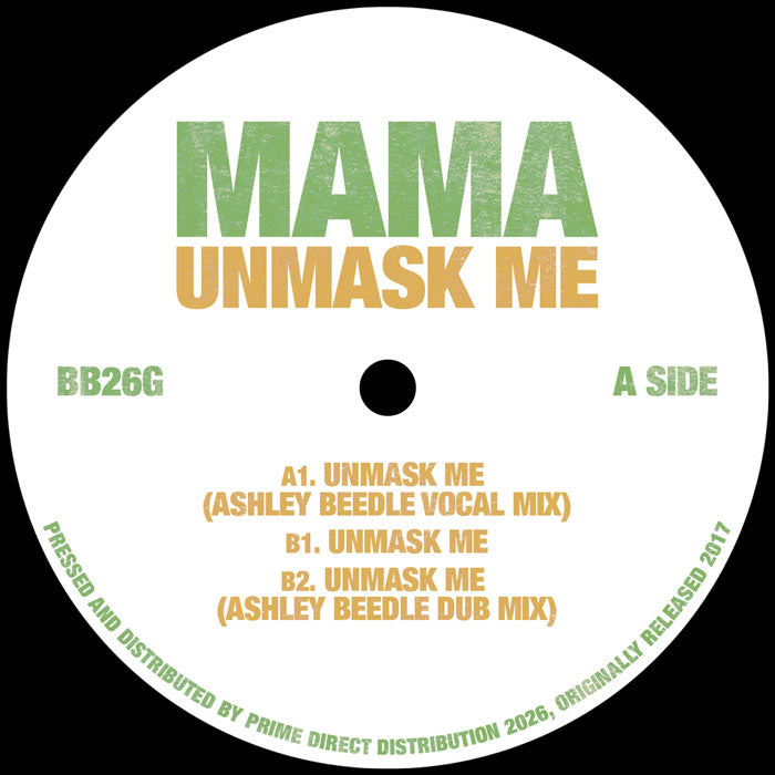 Mama Unmask Me Ashley Beedle Mixes vinyl label